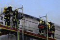 Dachstuhlbrand Koeln Poll Geislarerstr P368